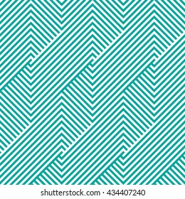 Pattern stripe seamless green and white colors design for fabric, textile, fashion design, pillow case, gift wrapping paper; wallpaper etc. Chevron stripe abstract background vector.