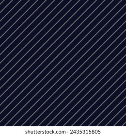 Patrón de rayas sin fisuras azul marino de dos tonos de colores. Vector de fondo abstracto de banda diagonal.