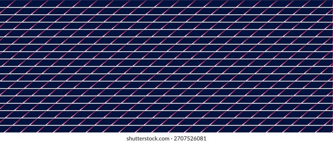Patrón de rayas sin costuras azul marino de dos tonos de colores. Vector de fondo abstracto de raya diagonal.