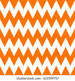 Pattern stripe seamless orange and white colors. Wave stripe abstract background vector.