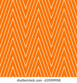 Pattern stripe seamless orange and white colors. Wave stripe abstract background vector.
