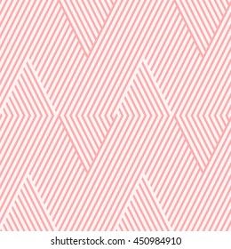 Pattern stripe seamless pink color. Striped abstract background vector.