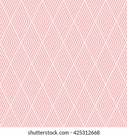 Pattern stripe seamless pink colors design for fabric, textile, fashion design, pillow case, gift wrapping paper; wallpaper etc. Chevron stripe abstract background vector.  