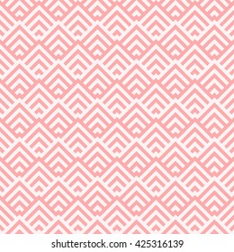 Pattern stripe seamless pink colors design for fabric, textile, fashion design, pillow case, gift wrapping paper; wallpaper etc. Chevron stripe abstract background vector. 