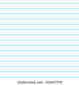 Pattern stripe seamless pink, green aqua and white colors. Stripe horizontal abstract background vector.