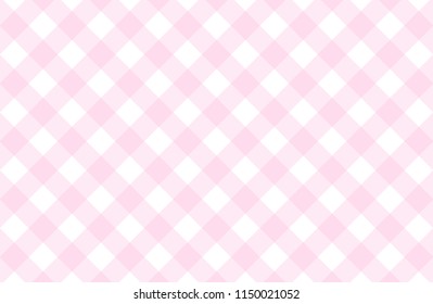 Pattern stripe seamless pink and white colors. Geometric pattern stripe tartan abstract background vector.