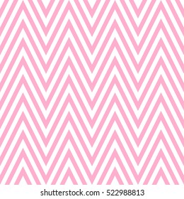 Pattern stripe seamless pink and white colors. Geometric pattern stripe chevron abstract background vector.