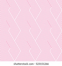 Pattern stripe seamless pink and white colors. Geometric pattern stripe chevron abstract background vector.