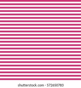 Pattern stripe seamless pink yarrow and white colors. Horizontal pattern stripe abstract background vector.