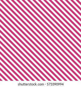 Pattern stripe seamless pink yarrow and white colors. Diagonal pattern stripe abstract background vector.