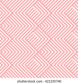 Pattern stripe seamless pinks colors design for fabric, textile, fashion design, pillow case, gift wrapping paper; wallpaper etc. Chevron stripe abstract background vector.