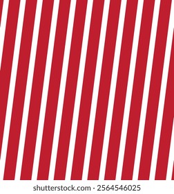 Pattern stripe seamless red and white colors design for fabric, textile, fashion design, pillow case, gift wrapping paper; wallpaper etc. Vertical stripe abstract background vector.