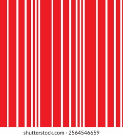 Pattern stripe seamless red and white colors design for fabric, textile, fashion design, pillow case, gift wrapping paper; wallpaper etc. Diagonal stripe abstract background vector.