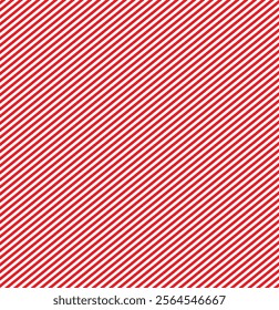 Pattern stripe seamless red and white colors design for fabric, textile, fashion design, pillow case, gift wrapping paper; wallpaper etc. Diagonal stripe abstract background vector.