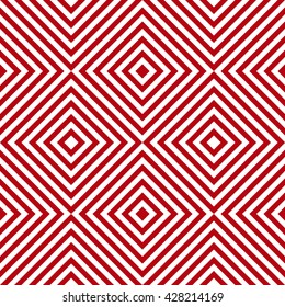 Pattern stripe seamless red and white colors design for fabric, textile, fashion design, pillow case, gift wrapping paper; wallpaper etc. Chevron stripe abstract background vector.