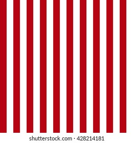 Pattern stripe seamless red and white colors design for fabric, textile, fashion design, pillow case, gift wrapping paper; wallpaper etc. Vertical stripe abstract background vector.