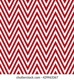 Pattern stripe seamless red and white colors design for fabric, textile, fashion design, pillow case, gift wrapping paper; wallpaper etc. Chevron stripe abstract background vector.