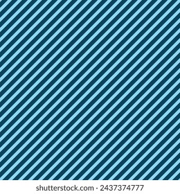 Pattern stripe seamless sweet blue two-tone colors. Diagonal stripe abstract background vector.