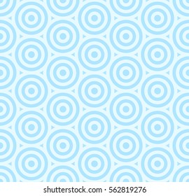Pattern Stripe Seamless Sweet Blue Two Tone Colors. Circle Pattern Stripe Abstract Background Vector.