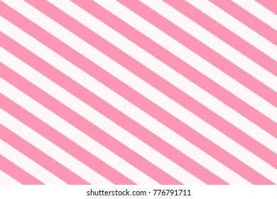Pattern stripe seamless Valentine background sweet pink two tone colors. Diagonal stripe abstract background texture vector.