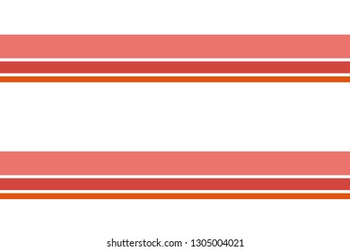 Pattern with stripes. Straight lines like a sailor. The background for printing on fabric, textiles,  gift wrapped, backgrounds and Wallpapers. Vector illustration. Fashion coral color