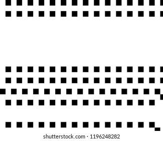 Pattern in the style of 8-bit graphics with small squares. Retro pattern of 80's. Scalable vector graphics.