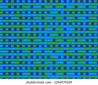 Pattern in the style of 8-bit graphics with small rectangles. Pixel background. Retro pattern of 80's. Scalable vector graphics.