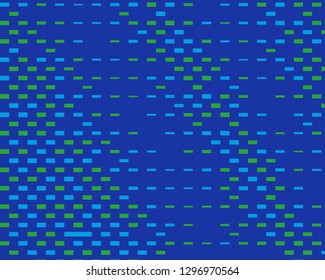 Pattern in the style of 8-bit graphics with small rectangles. Pixel background. Retro pattern of 80's. Scalable vector graphics.