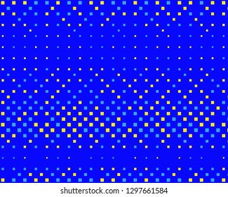 Pattern in the style of 8-bit graphics with small squares. Retro pattern of 80's. Scalable vector graphics.