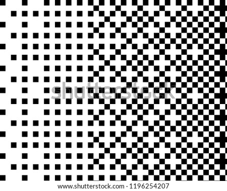 Pattern in the style of 8-bit graphics with small squares. Retro pattern of 80's. Scalable vector graphics.
