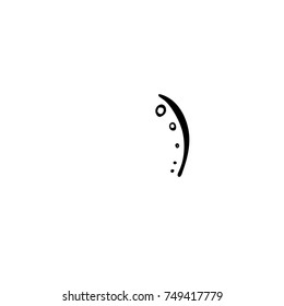 Pattern in style hand draw, doodle, zentangl, Indian sign on a white background