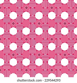 Pattern, stylish polka dot texture