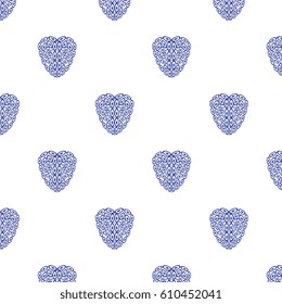 Pattern stylized vector heart /charm