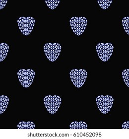 Pattern stylized vector heart /charm