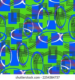 a pattern suitable for textiles consisting of geometric and lines suitable for the size