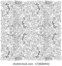 Pattern Summer Doodle vector illustration background