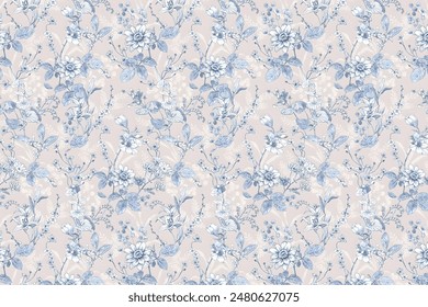 pattern of summer flowers. Floral simple diagonal seamless background for textile or book covers, manufacturing, wallpapers, print, gift wrap and scrapbooking. Trendy colors