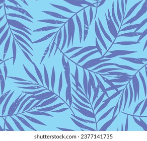 pattern summer tropical leaves palm