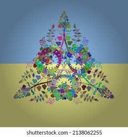 pattern super abstract cute and nice interesting picture. Vector.