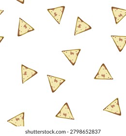 pattern sweet cracker biscuit cartoon. closeup cheese, brown yellow, baked dry sweet cracker biscuit sign vector