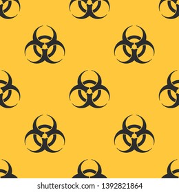 Pattern of symbol of biohazard threat alert