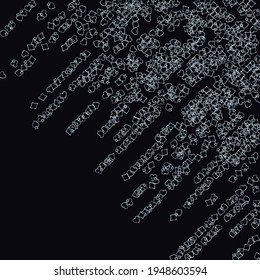 Pattern with symbols of gambling. Colored illustrations with hearts, spades, clubs, diamonds. Template for advertising parties, events in Vegas. 