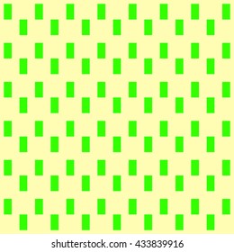 Pattern with symmetric geometric ornament. Green blocks abstract background. Ornament picture wallpaper. Vector illustration