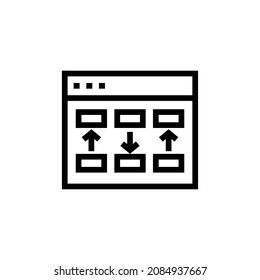 Pattern System icon in vector. Logotype