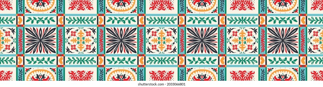 pattern, talavera, azulejo, floral, mediterranean, spanish, abstract, ancient, background, blue, border, brown, ceramic, culture, decoration, ethnic, flower, folk, folklore, folkloric, frame, geometry