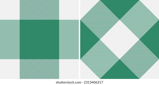 Pattern tartan fabric of check background vector with a seamless textile texture plaid in set.
