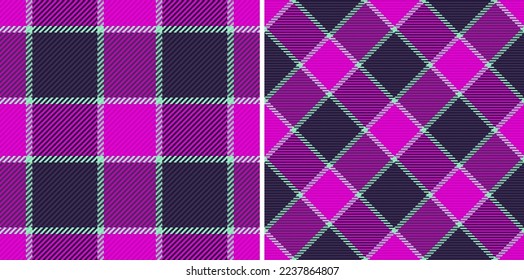 Funda de tartán de patrón. Fondo de la comprobación textil. Vector de tela de textura sin fisuras en conjunto.