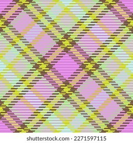 El patrón tartán no tiene fisuras. Mancha de chequeo textil. Tela de textura de fondo vectorial en colores claros y grises.