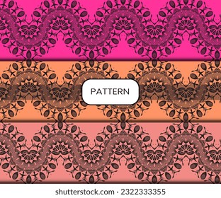 Pattern template for textile to print ready