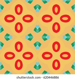 Pattern for textile, pattern fills, web page background, surface textures. Abstract geometric backdrop. Vector illustration. 